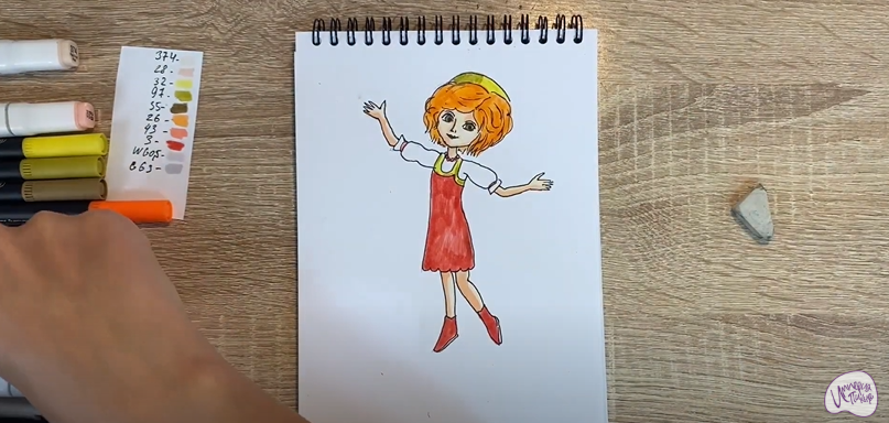 Рисуем Варя из "Царевны"