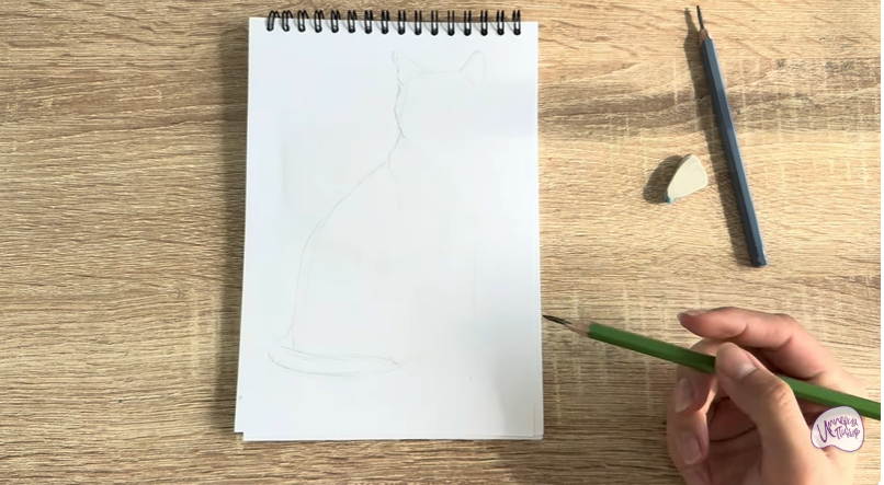 Рисуем Бурманский кот