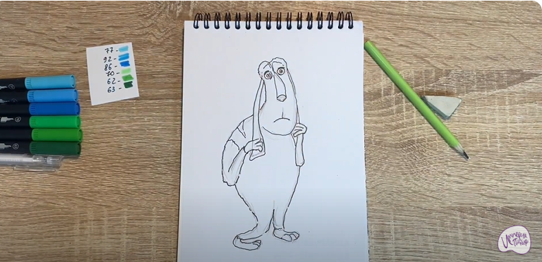 Рисуем Маффин из "Финник"