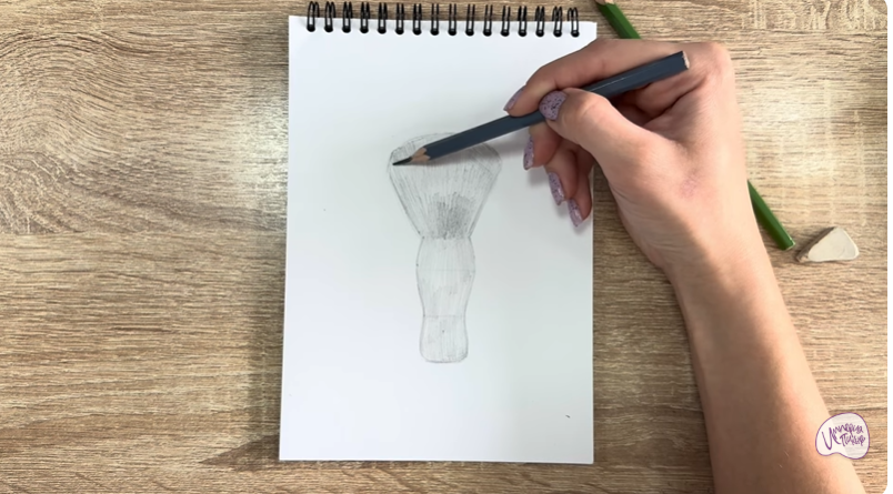 Рисуем Кисть-смётка