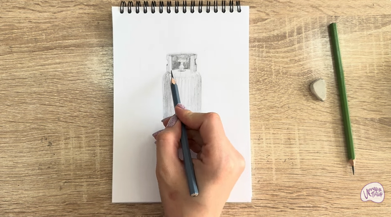 Рисуем Газовый баллон