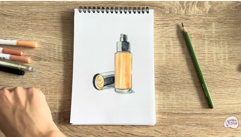 Рисуем Тональный крем