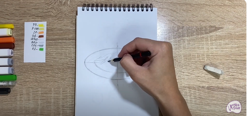 Рисуем Жаренная картошка