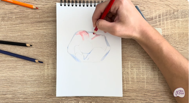 Рисуем Альмандин