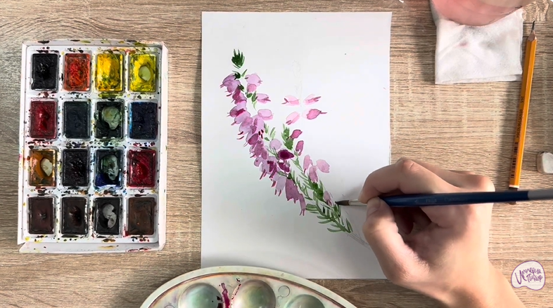 Рисуем Вереск