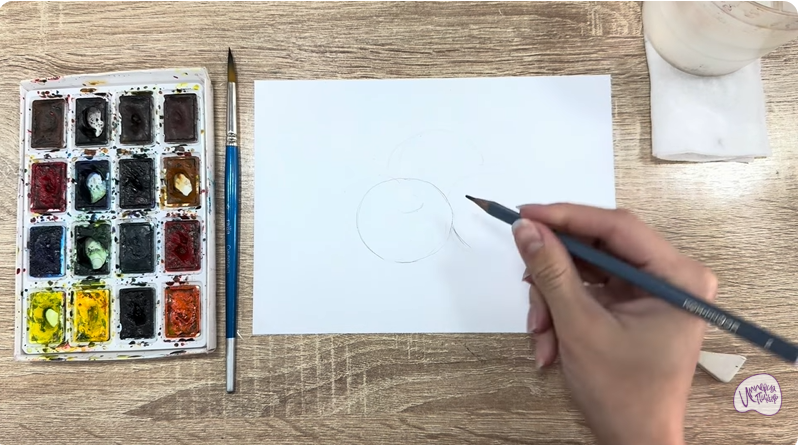 Рисуем Голубика