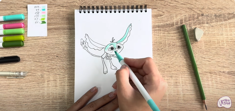 Рисуем Печалька из "Сказочный Патруль"