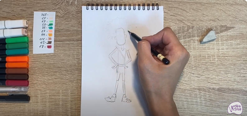 Рисуем Маракуда из мультфильма "Маракуда"