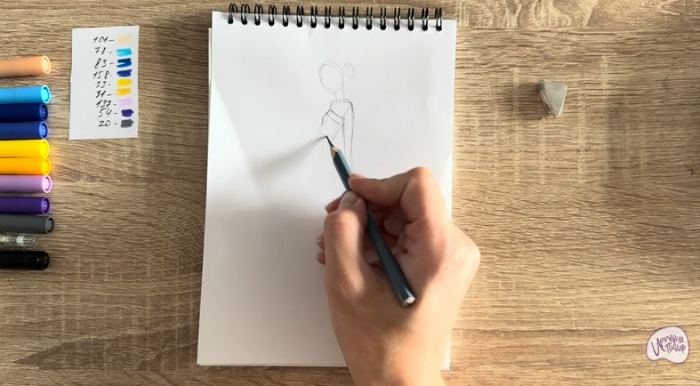 Рисуем Зои из "Кейпоп"