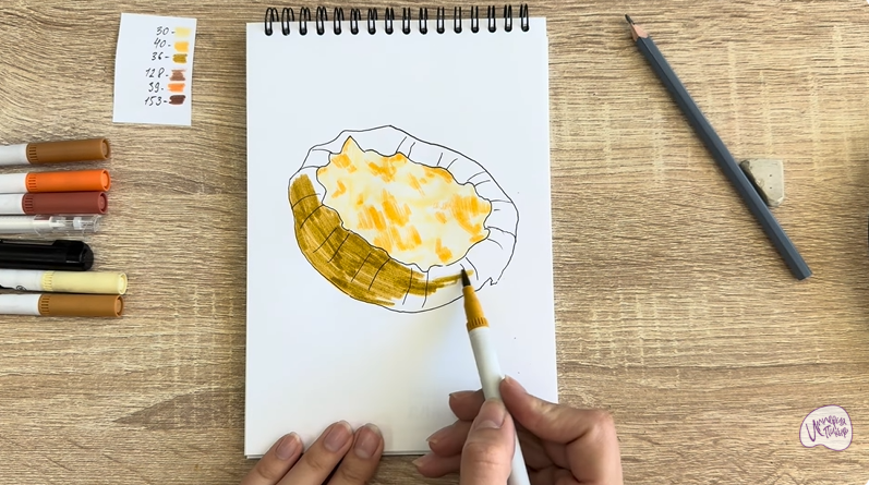 Рисуем Карельская калитка