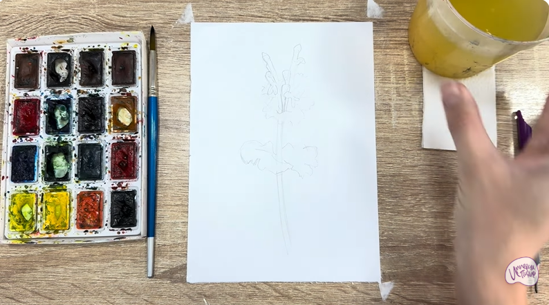 Рисуем Яснотка