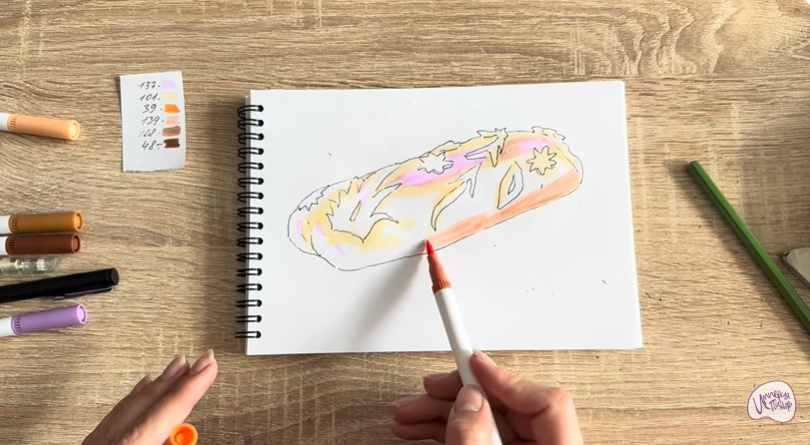 Рисуем Кулебяка