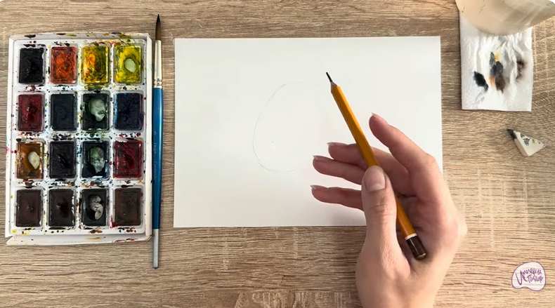 Рисуем Лунный камень