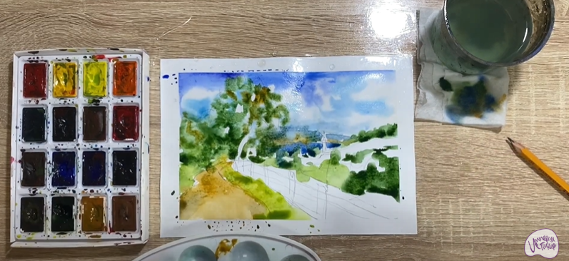 Рисуем Плёс