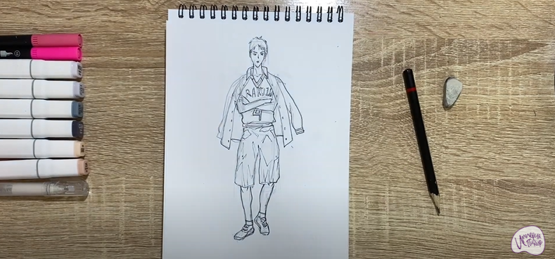 Рисуем Сейджуро Акаши