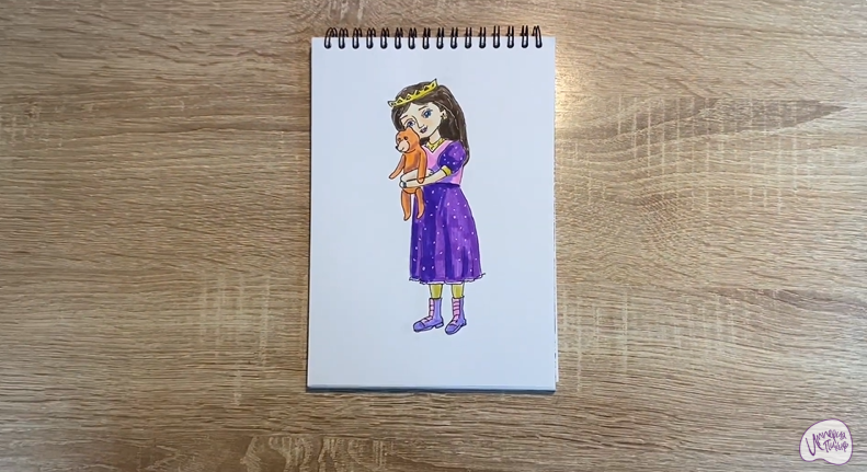 Рисуем Соня из "Царевны"