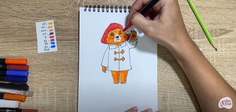 Рисуем Паддингтон