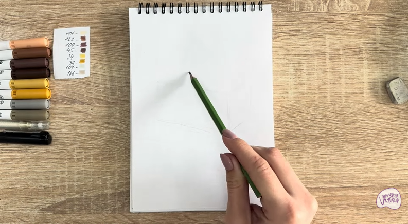 Рисуем Пирожное "Птичье Молоко"