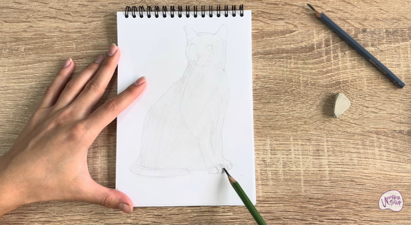 Рисуем Бурманский кот