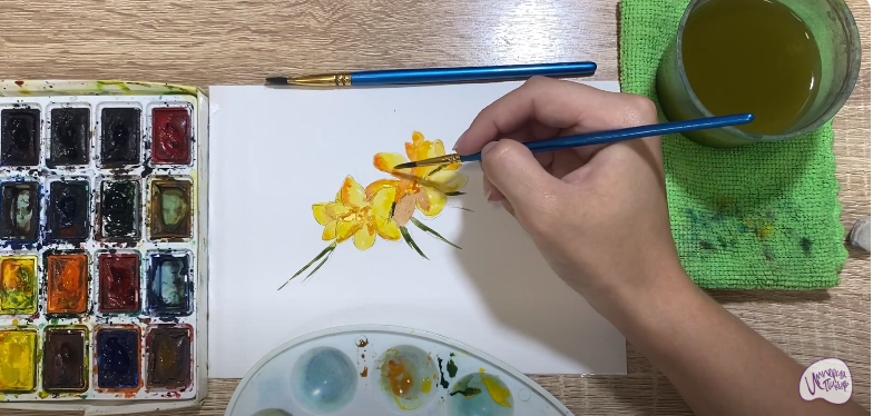 Рисуем Маленький цветок