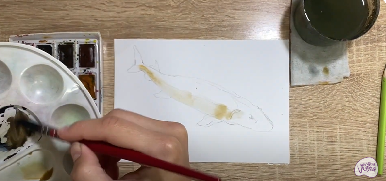 Рисуем Стерлядь