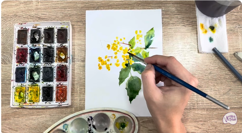 Рисуем Магония