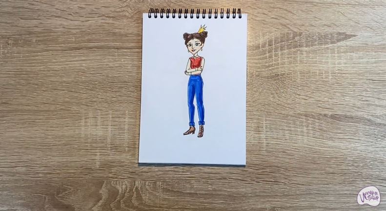 Рисуем Даша из "Царевны"