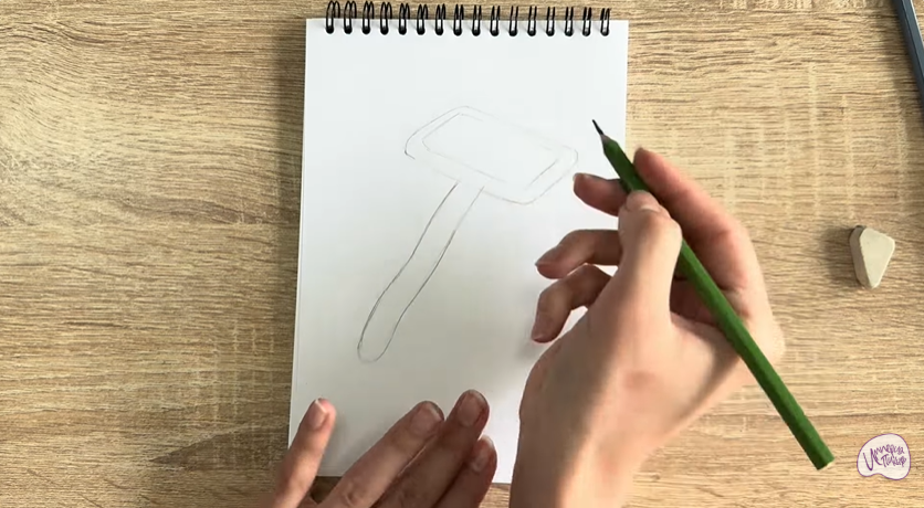 Рисуем Расческа для собаки