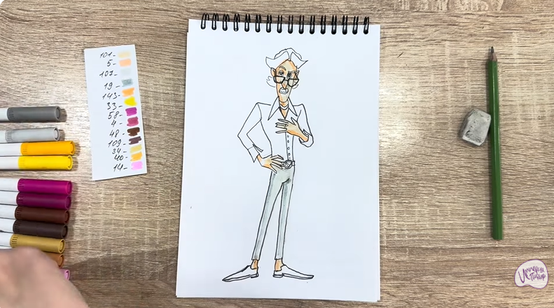 Рисуем Супербро из «Доктор Динозавров»