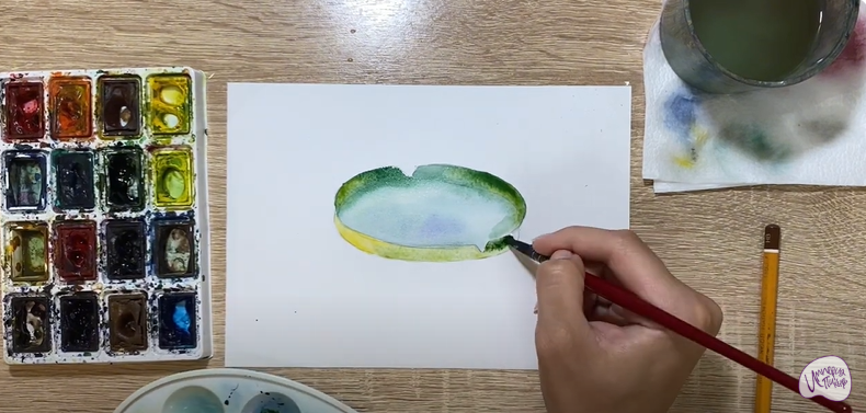 Рисуем Кувшинка