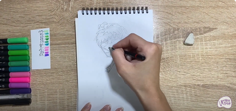 Рисуем Фортуна из "Команда Флоры"
