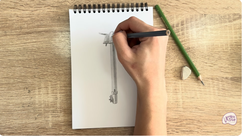 Рисуем Колонка водоразборная