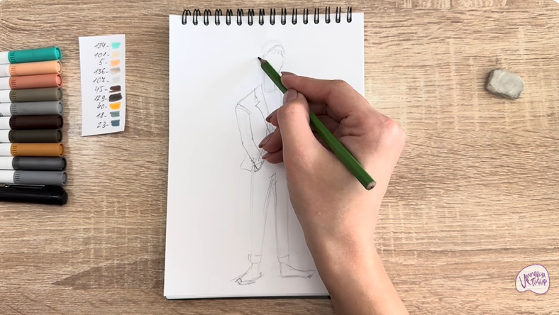 Рисуем Тадаши Хамада из «Города героев»