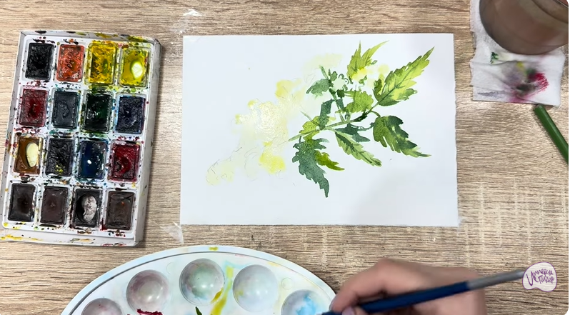 Рисуем Таволга