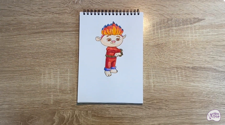 Рисуем Рей из "Монсики"