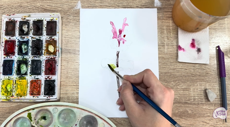 Рисуем Яснотка