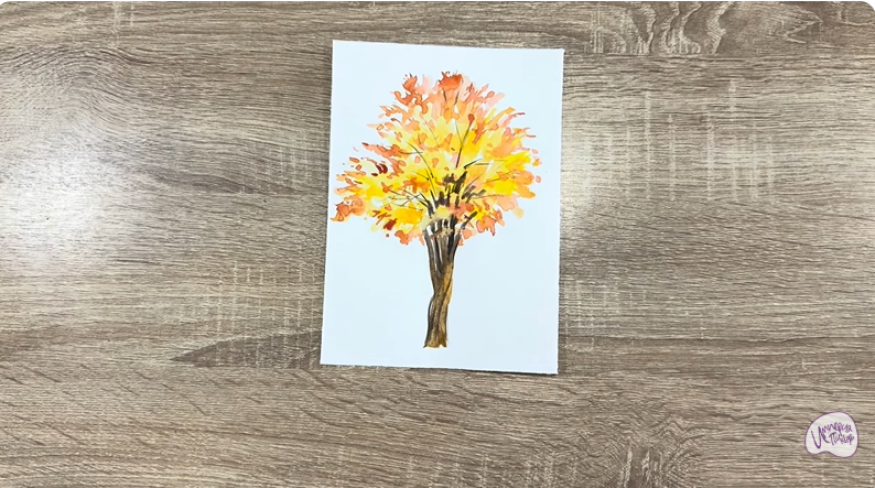 Рисуем Багрянник японский