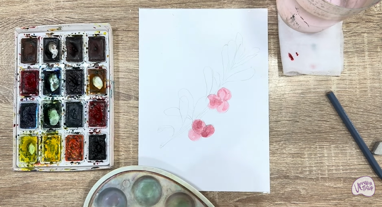 Рисуем Толокнянка