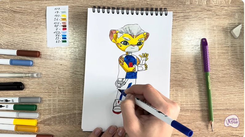 Рисуем Стар Нави из "Джи-Джи Бонд"