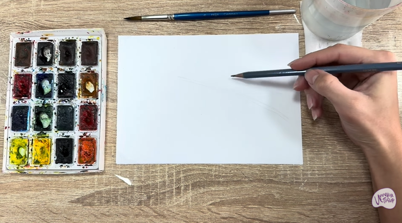 Рисуем Волчья ягода