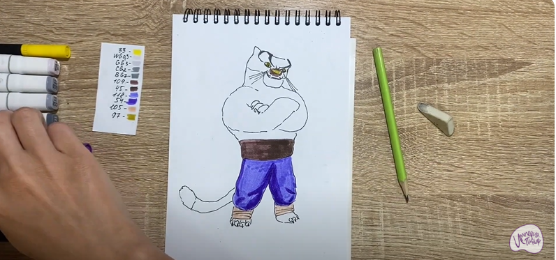 Рисуем Тай Лунг