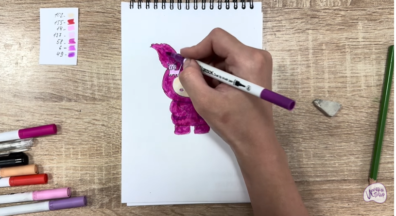 Рисуем Йокими