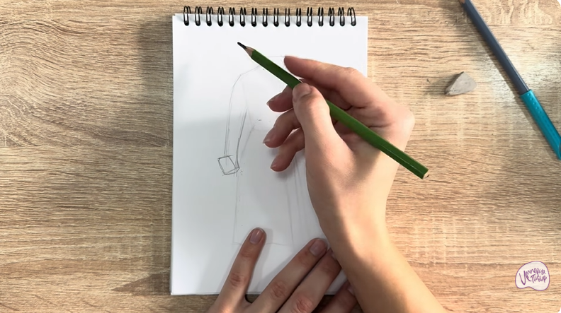 Рисуем Кафтан