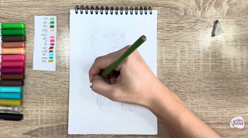 Рисуем Дриада из "Сказочный Патруль"