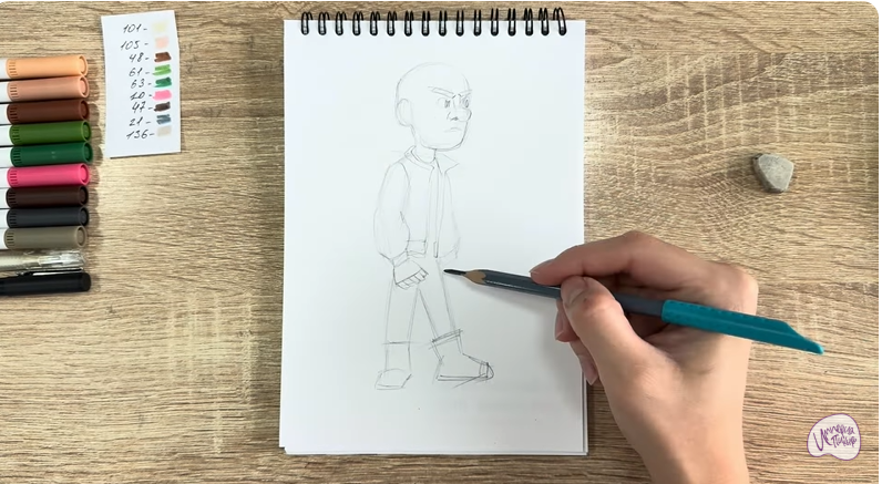 Рисуем Вик из "Побег из будущего"