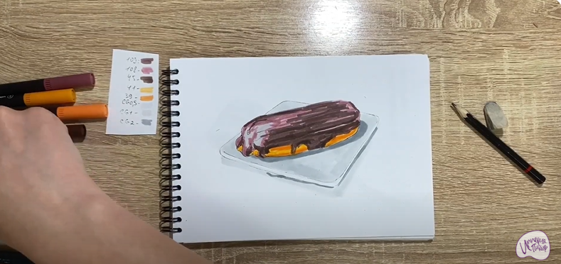 Рисуем Эклер