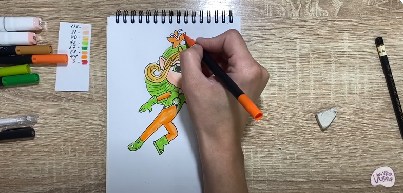 Рисуем Лия из "Команда Флоры"
