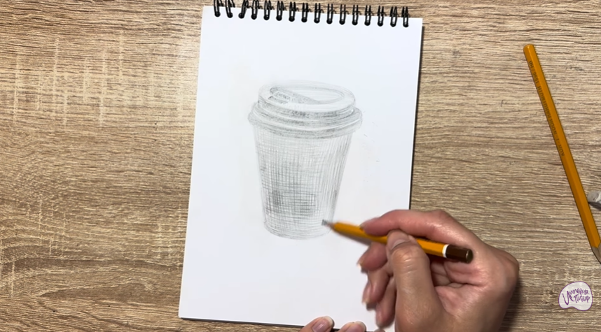 Рисуем Кофейный стакан