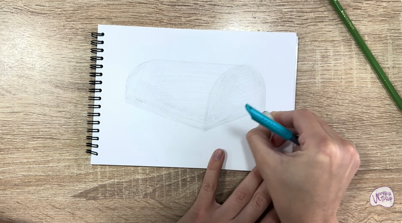 Рисуем Теплица из поликарбоната