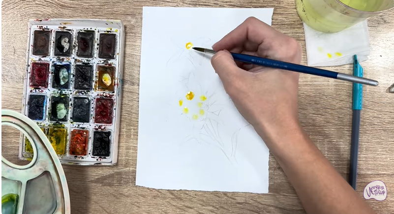 Рисуем Эдельвейс